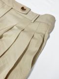 Women's Casual Sexy Solid Color Pleated Bubble Pants