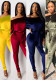 Women Velvet Stretchy Off Shoulder Bat Sleeves Jumpsuit with Belt