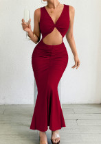 Spring Women’s Fashion Sexy Slim Fit Fishtail Long Dress Spring Women’s Fashion Sexy Slim Fit Fishtail Long Dress