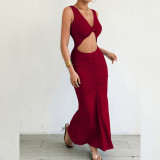 Spring Women’s Fashion Sexy Slim Fit Fishtail Long Dress