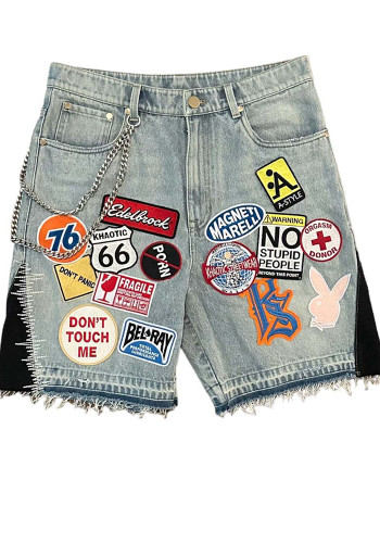 Women Embroidered Appliqué Shorts