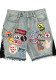 Women Embroidered Appliqué Shorts