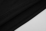 Women Slash Shoulder Patchwork Feather Evening Dress