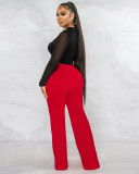Women Sexy Zipper Pants