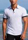 Men's Spring and Autumn Turndown Collar Knitting Polo Top