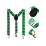 Women St. Patrick's Day Irish Back Corset Tie Three-Piece Set