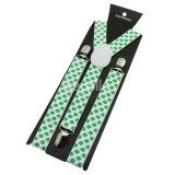 Women St. Patrick's Day Irish Back Corset Tie Three-Piece Set