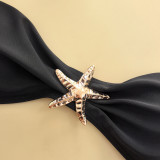 Women's Sexy Ruffle Sleeve Polka Dot One-Piece Bikini Swimsuit