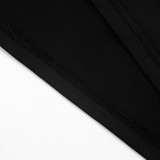 Women Summer Solid Casual Round-Neck Cutout Sexy Sleeveless Short Dress