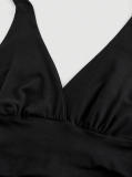 Women Sexy Halter Neck Lace-Up V-Neck Backless Camisole Top