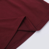 Women Halter Neck Sexy Low-Back Slim-Fit Top and Trousers Set
