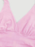 Women Sexy Halter Neck Lace-Up V-Neck Backless Camisole Top