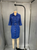 Women Casual Long-sleeved Dress