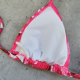 Women Printed Bikini, Beach Sexy Swimsuit, Three-Piece
