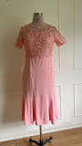 Plus Size Women Embroidered Patchwork Dress