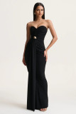 Women backless maxi dress