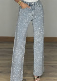 Women Beaded Pearl Pants