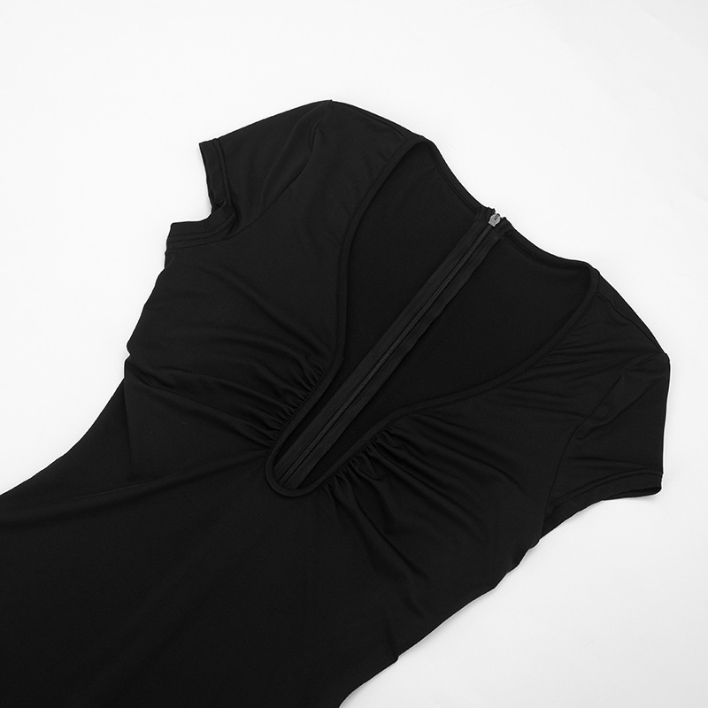 U-Neck Jumpsuit for Casual Evening Wear