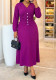 Women Casual Elegant Long-Sleeved Dress