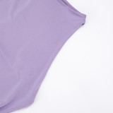 Women Spring Round Neck Ribbon Pleated Irregular Bodycon Dress