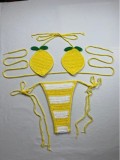 Women sexy bikini Lace-Up two-piece swimwear