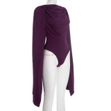 Women Basic long sleeve sexy jumpsuit