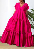 Women Spring/Summer Multi-Layer Patchwork Dress
