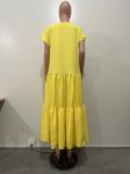Women Spring/Summer Multi-Layer Patchwork Dress