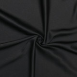 Women Solid Color Corset Slim Waist Ribbon Long Dress