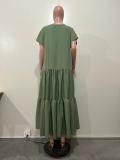 Women Spring/Summer Multi-Layer Patchwork Dress