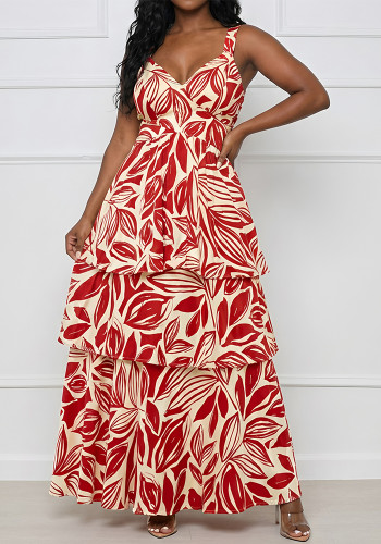 Women Holidays Casual Elegant Printed Dress