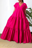 Women Spring/Summer Multi-Layer Patchwork Dress