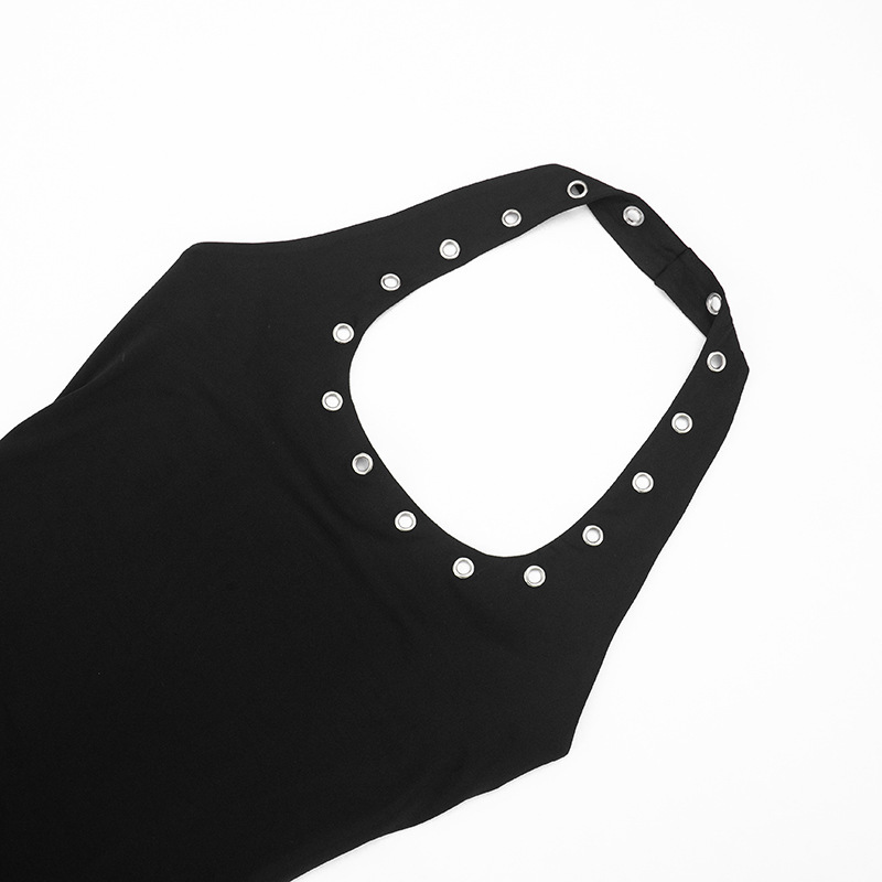 Halter U-Neck Sleeveless Bodycon Dress for Party Wear