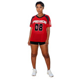 Women Casual Loose Mesh Short Sleeve Street T-Shirt