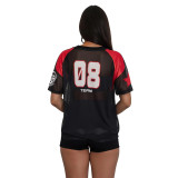 Women Casual Loose Mesh Short Sleeve Street T-Shirt