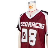 Women Casual Loose Mesh Short Sleeve Street T-Shirt