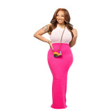 Women Casual Sleeveless Knitting Maxi Dress