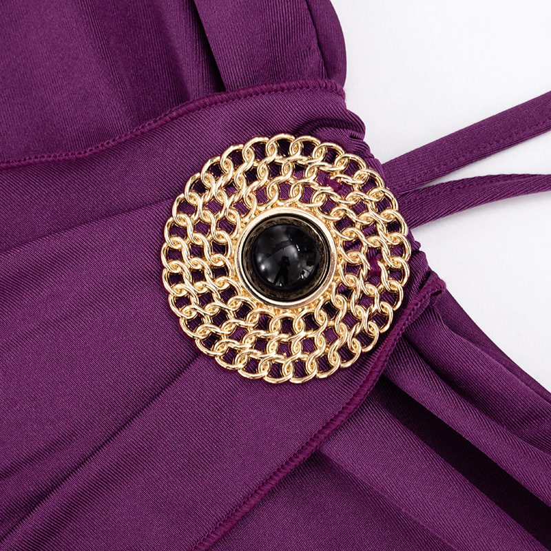 Strapless Halter Neck Mini Dress for Evening Parties