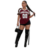 Women Casual Loose Mesh Short Sleeve Street T-Shirt
