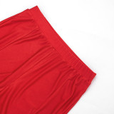 Spring Women Solid Strap Sexy Tank Top Pants Set