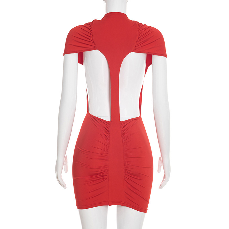 Backless Bodycon Mini Dress for Spring Evening Events