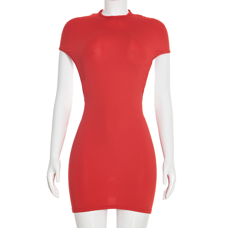 Backless Bodycon Mini Dress for Spring Evening Events