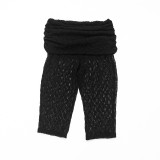Women Sexy Lace Capri Pants