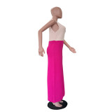 Women Casual Sleeveless Knitting Maxi Dress