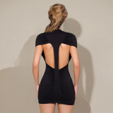 Women Spring Sexy Backless Bodycon Dress