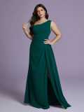 Women One-Shoulder Birthday Formal Party Evening Dress