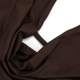 Women American Sexy Spring Halter Neck Top