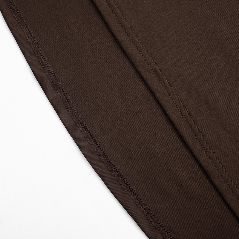 High-Neck Sleeveless Backless Pleated Dress for Summer Outings