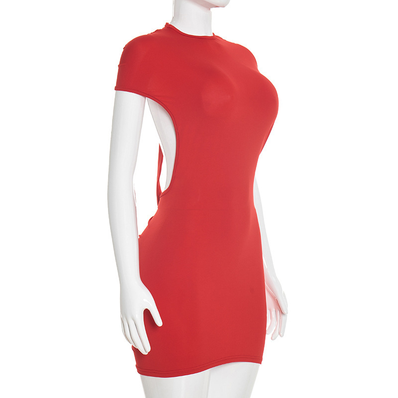 Backless Bodycon Mini Dress for Spring Evening Events