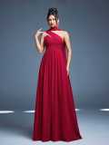 Women One-Shoulder Sleeveless Maxi Dress Formal Party Dress